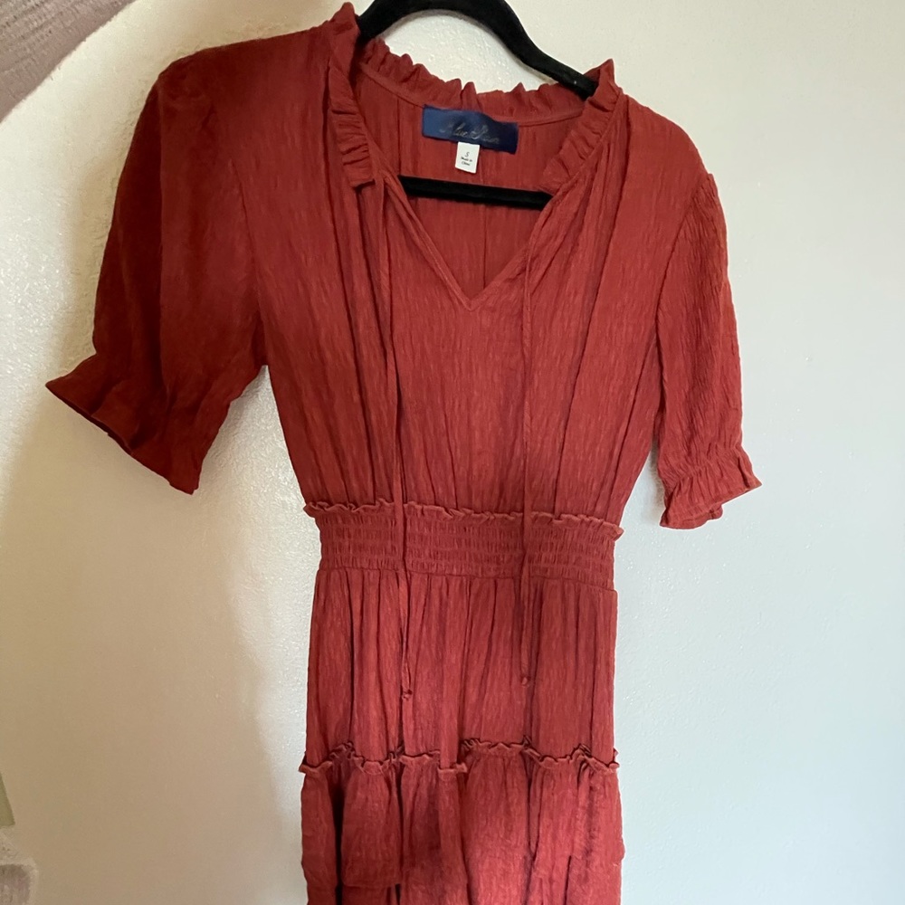 Rust brown dress